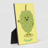 Cute custard apple cherimoya cartoon fotoplaat (Zijkant)