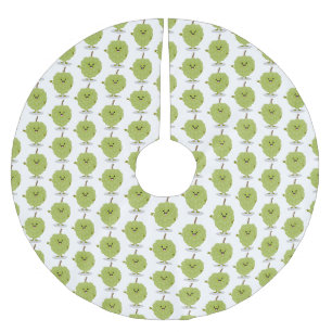 Cute custard apple cherimoya cartoon kerstboom rok