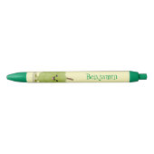 Cute custard apple cherimoya cartoon zwarte inkt pen (Voorkant)