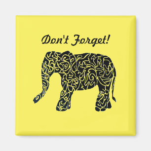 Cute Custom Elephant Magnet Magneet
