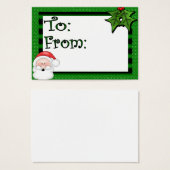 Cute Custom Holiday Cft Label Visitekaartjes (Voorkant /achterkant)