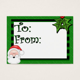 Cute Custom Holiday Cft Label Visitekaartjes