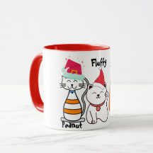 Cute Custom Kitty Cat Kerstmis