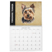 Cute Custom Modern Pet Lovers 2025 Calendrier (Jan 2027)