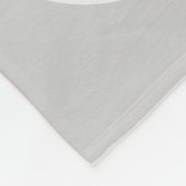 Cute custom name fleece blanket deken (Hoek)