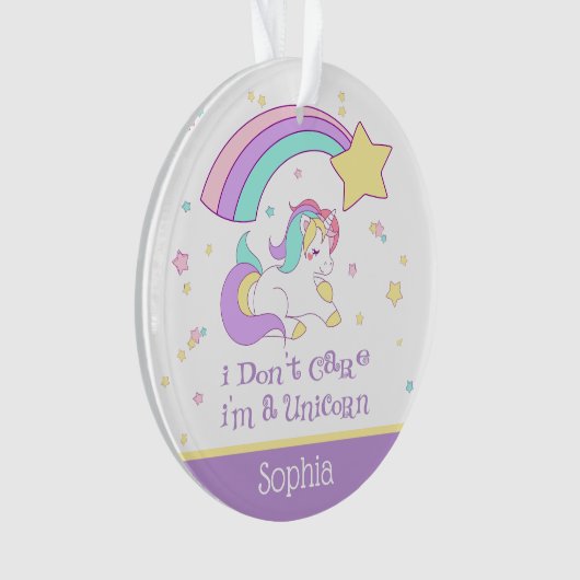 Cute Custom Personalized Magical Rainbow Unicorn (devant)