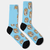 Cute Custom Pet Photo Socks Sokken (Rechts)