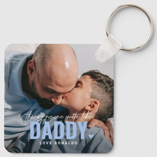 Cute Custom Photo Keepomwille DADDY Cft Sleutelhanger (Achterkant)