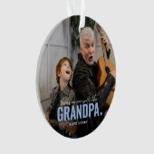 Cute Custom Photo Keepomwille GRANDPA Gift Ornament (voorkant)