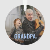Cute Custom Photo Keepomwille GRANDPA Gift Ornament (achterkant)