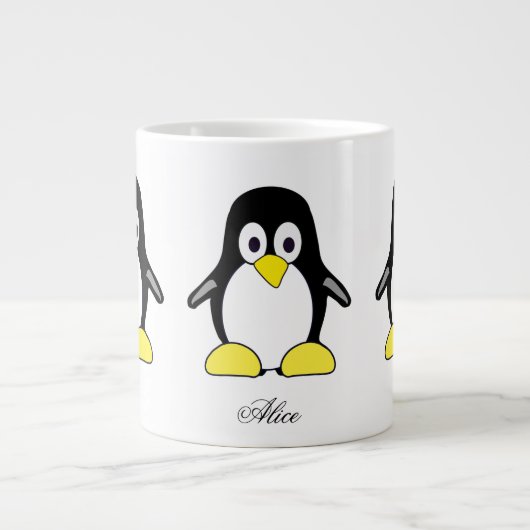 Cute custom pinguins mok (Voorkant)