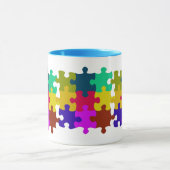 Cute Custom Puzzle Mok (Midden)