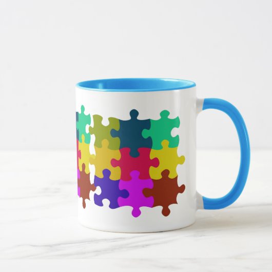 Cute Custom Puzzle Mok (Rechts)