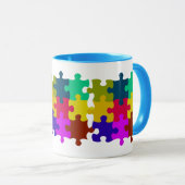 Cute Custom Puzzle Mok (Voorkant rechts)