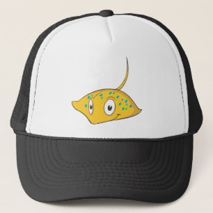 Cute Custom Stingray Cartoon Shirt Trucker Pet