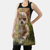 Cute Customizable Chihuahua Apron Schort (Insitu)