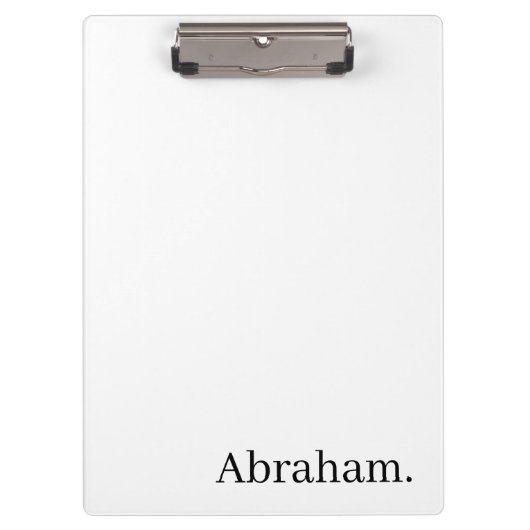 Cute Customized Personalized Name Clipboard  Klembord (Voorkant)