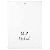 Cute Customized Personalized Name Clipboard  Klembord (Achterkant)