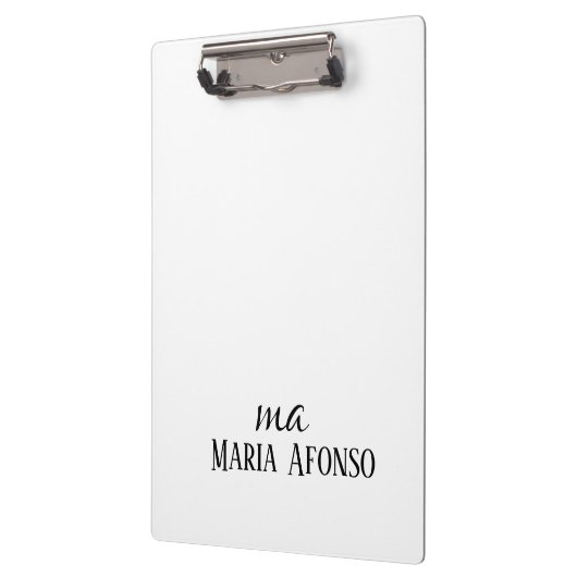 Cute Customized Personalized Name Clipboard  Klembord (Links)