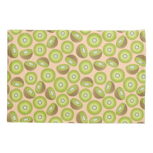 Cute Cut Kiwi Pattern Kussensloop (Achterkant-Links)