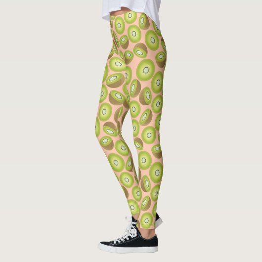 Cute Cut Kiwi Pattern Leggings (Links)