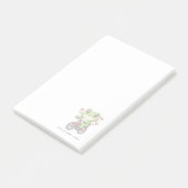 Cute Cycling Frog | Kawaii Frog Bicycle Art Post-it® Notes (Schuin)
