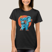 Cute Dabbing Elephant T-shirt (Voorkant)