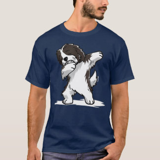 Cute Dabbing Havanese Dog Funny Dab Dance Gift T-shirt