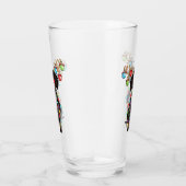 Cute Dachshund Dog Funny kerstfeestcadeaus Glas (Rechts)