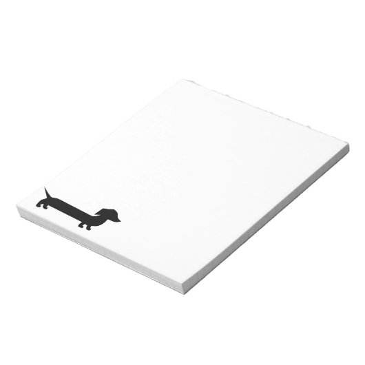 Cute Dachshund Notitieblok (Gedraaid)