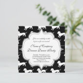 Cute Dachshund Pattern Kaart (Staand voorkant)