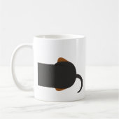 Cute Dachshund Wiener Dog Coffee Mug (Gauche)