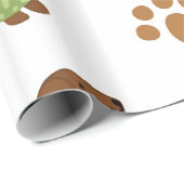 Cute Dachshund Wrapping Paper Cadeaupapier (Rol Hoek)