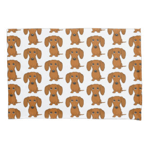 Cute Dachshunds Pattern Kussensloop