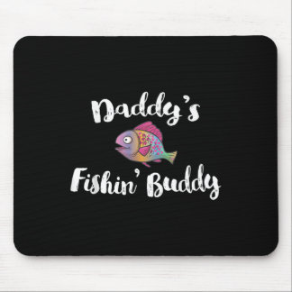 Cute Daddys Visvriend T-shirt, Meisjes Vis T Muismat