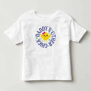 Cute Dads Other Chick Yellow Fun Kinder Shirts