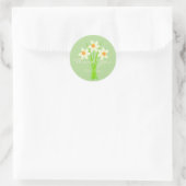 Cute Daffodils Bedankt Sticker (Tas)