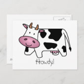 Cute Dairy Cow Briefkaart (Voorkant / Achterkant)
