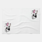 Cute Dairy Cow Theedoek (Horizontaal)