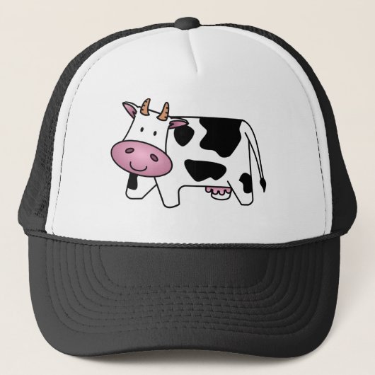 Cute Dairy Cow Trucker Pet (Voorkant)