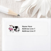 Cute Dairy Koe Etiket (Insitu)