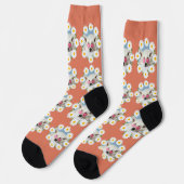 Cute Daisies Custom Photo Pet Dog Lover Pink  Sokken (Links)