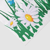 Cute Daisy Field Flowers Decoupage Tissuepapier (Detail)