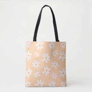 Cute Daisy Flower Pattern Draagtas