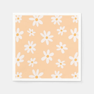 Cute Daisy Flower Pattern Servet