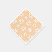 Cute Daisy Flower Pattern Servet (Hoek)