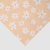 Cute Daisy Flower Pattern Tissuepapier (Detail)