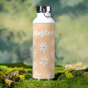 Cute Daisy Flower Pattern Waterfles