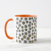 Cute Daisy Pattern Mok (Links)