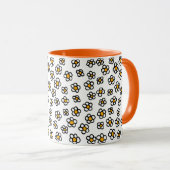 Cute Daisy Pattern Mok (Voorkant rechts)